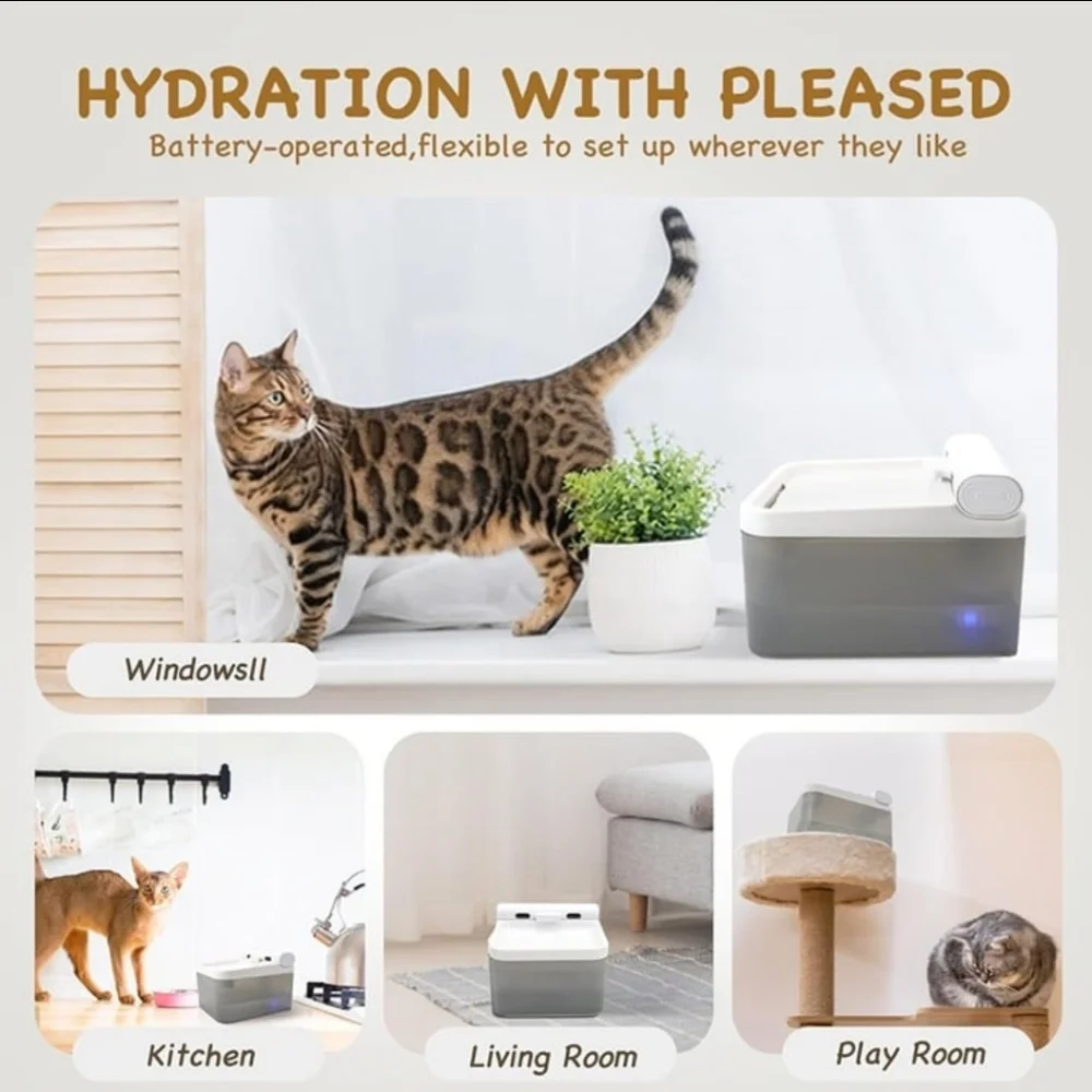 Wireless Cat Water Fountain